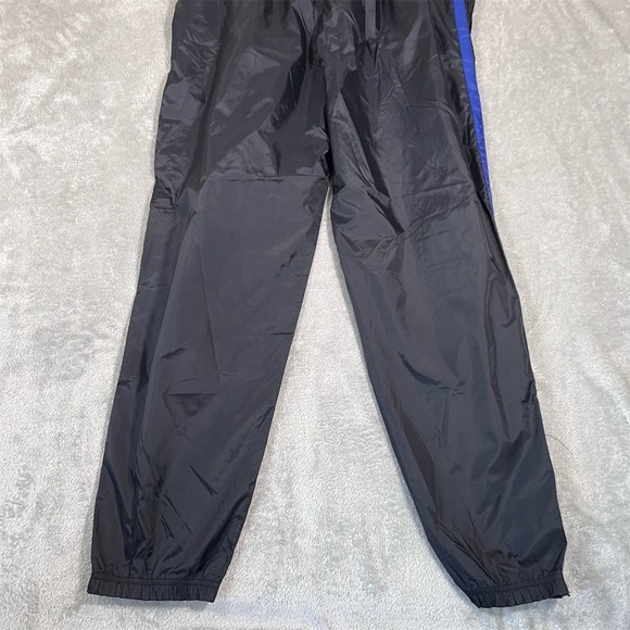 VTG Nautica Sport Tech NST Track Pants Men's Small Black Windbreaker Elastic‎ - Picture 10 of 12